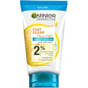 garnier skinactive fast clear 3in1 face wash for acne prone skin with salicylic acid and vitamin c 5 51.2
